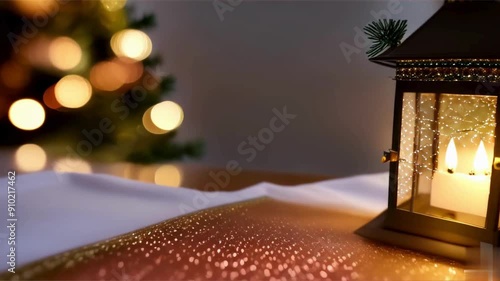 christmas tree with candles