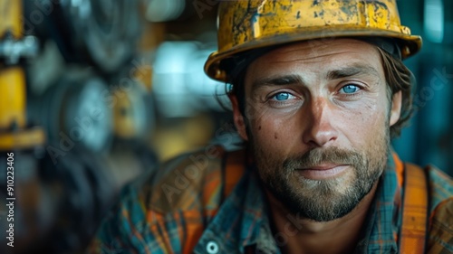 Portrait of a Confident Construction Worker