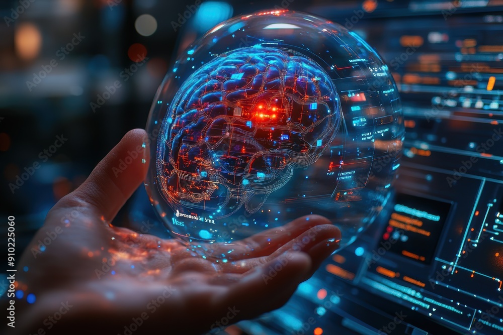 Futuristic Neurodiverse-Friendly Website Design Emphasizing User Accessibility in a Digital Inclusive Studio - Close Up Composite View Futuristic Neurodiverse-Friendly Website Design Emphasizing User Accessibility in a Digital Inclusive Studio - Close Up Composite View