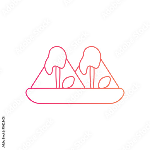 Samosa vector icon