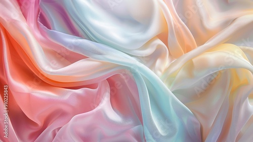 Abstract Pastel Fabric Texture