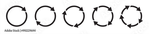 rotation icon vector illustration