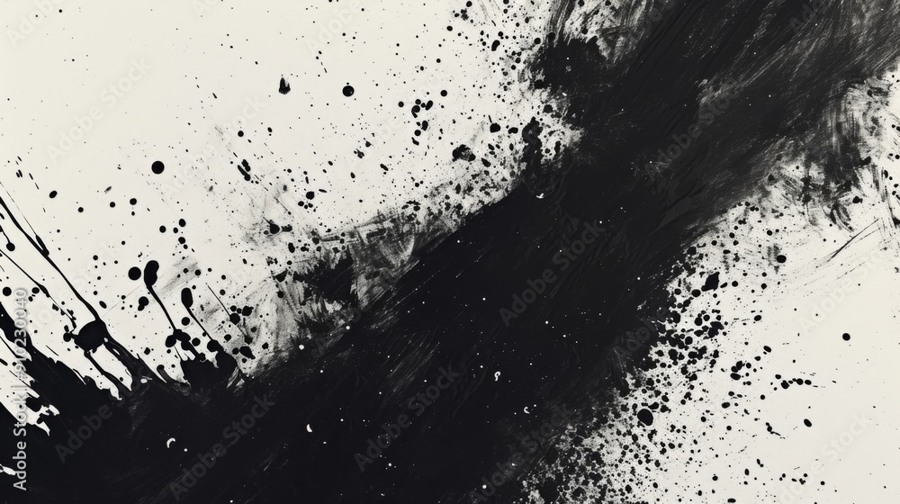 Illustration of black spray paint Illustration of black spray paint