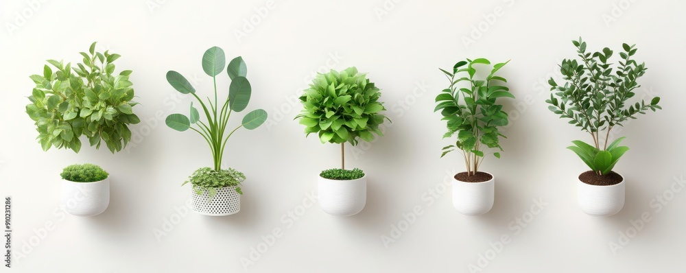 Home gardening flat design top view plants cartoon drawing Complementary Color Scheme Home gardening flat design top view plants cartoon drawing Complementary Color Scheme