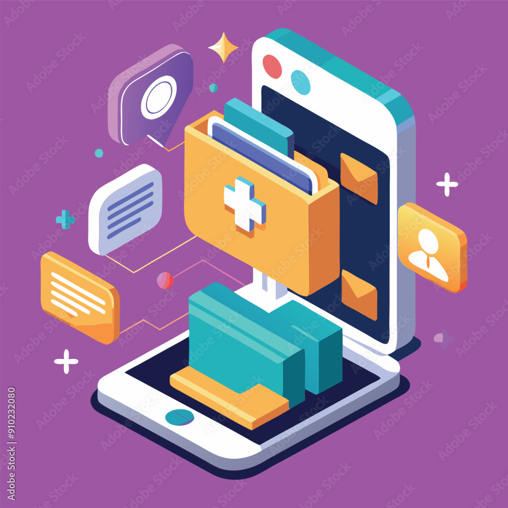 Uploading data storage to the cloud concept using isometric design. Vector isometric illustration
Uploading data storage to the cloud concept using isometric design. Vector isometric illustration