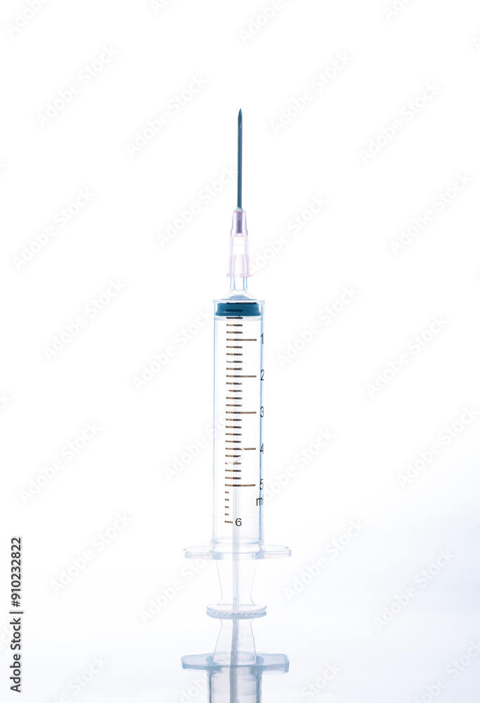 Close up of syringe needle isolated on white background,Medical syringe isolated Close up of syringe needle isolated on white background,Medical syringe isolated