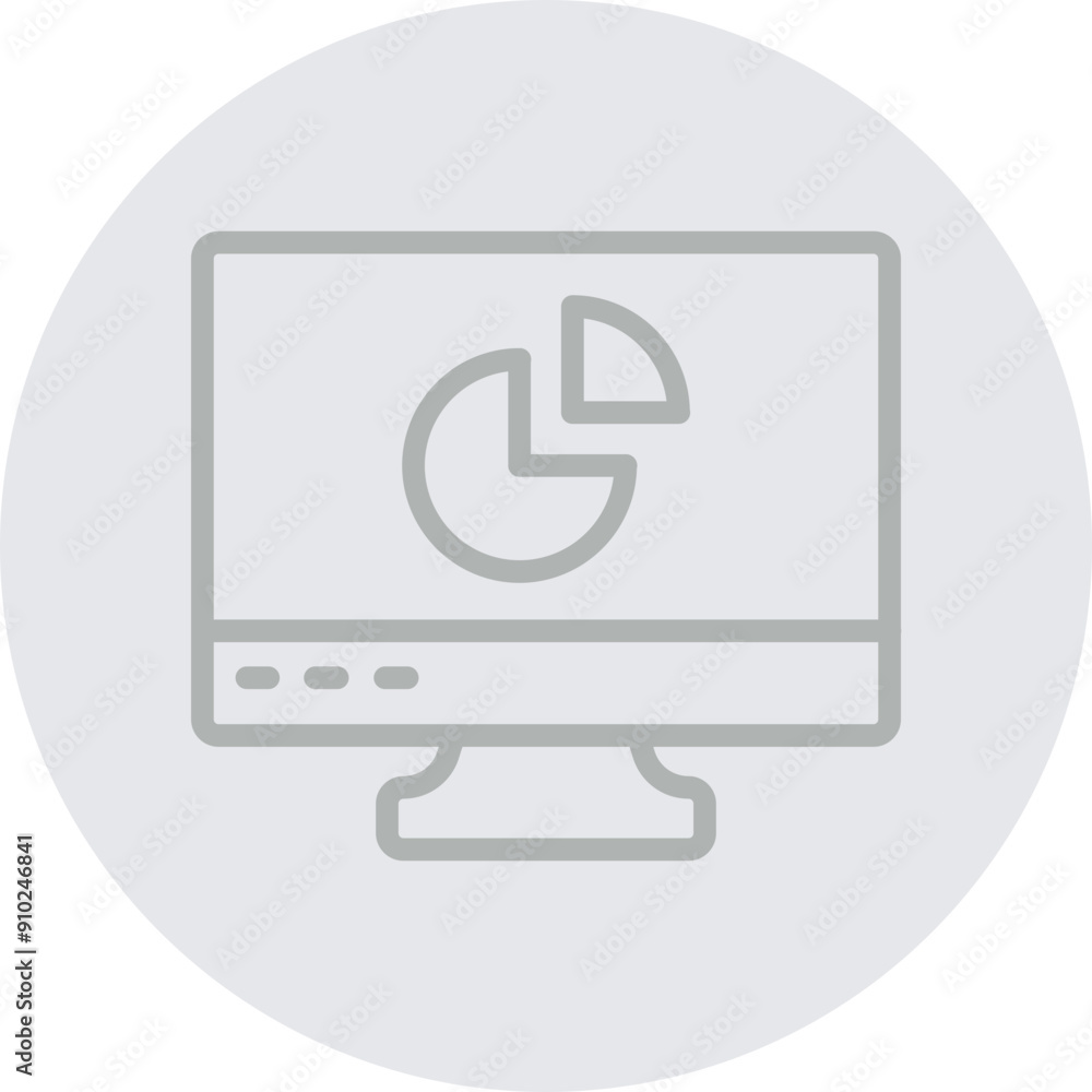 3190-Pie Chart Vector Line Grey Circle Grey 3190-Pie Chart Vector Line Grey Circle Grey