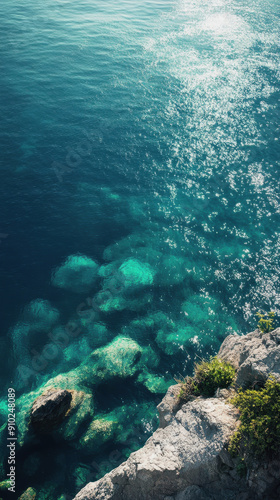 the seashore. International Black Sea Day. sea waves.