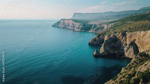 the seashore. International Black Sea Day. sea waves.