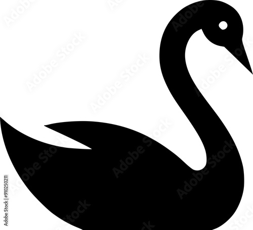 Graceful Swan Illustration