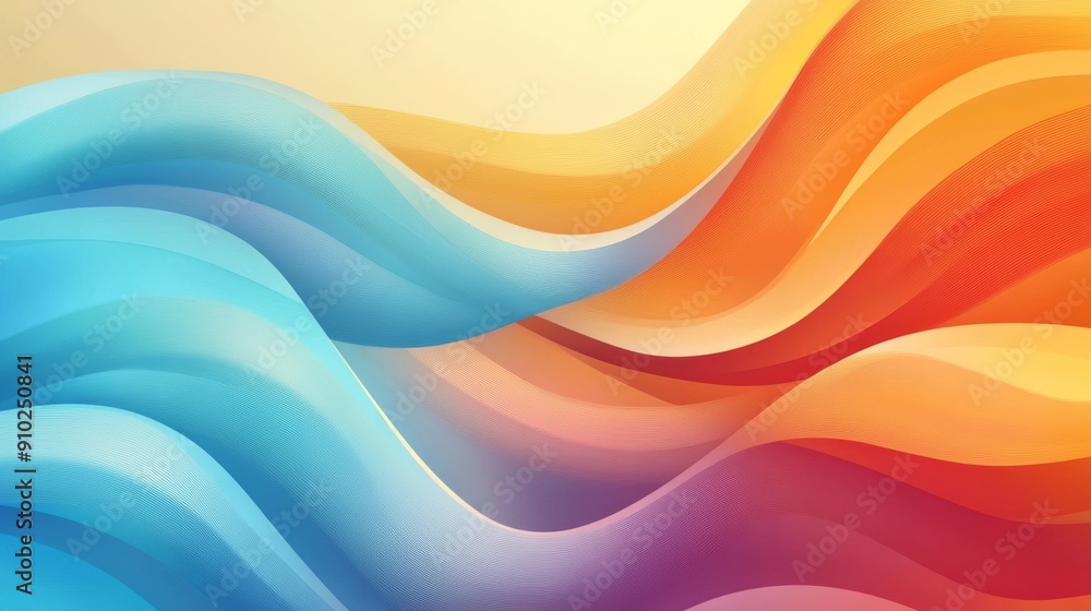 A vibrant abstract illustration featuring smooth, flowing waves in blue, orange, and yellow hues, creating a sense of movement and energy. A vibrant abstract illustration featuring smooth, flowing waves in blue, orange, and yellow hues, creating a sense of movement and energy.