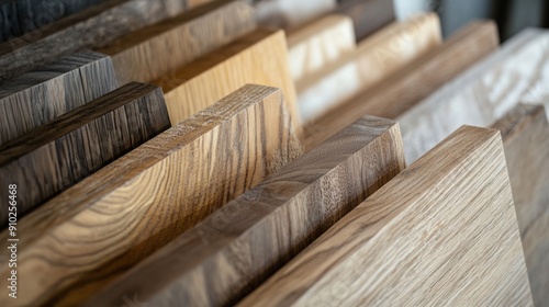 Close up of Wood Samples