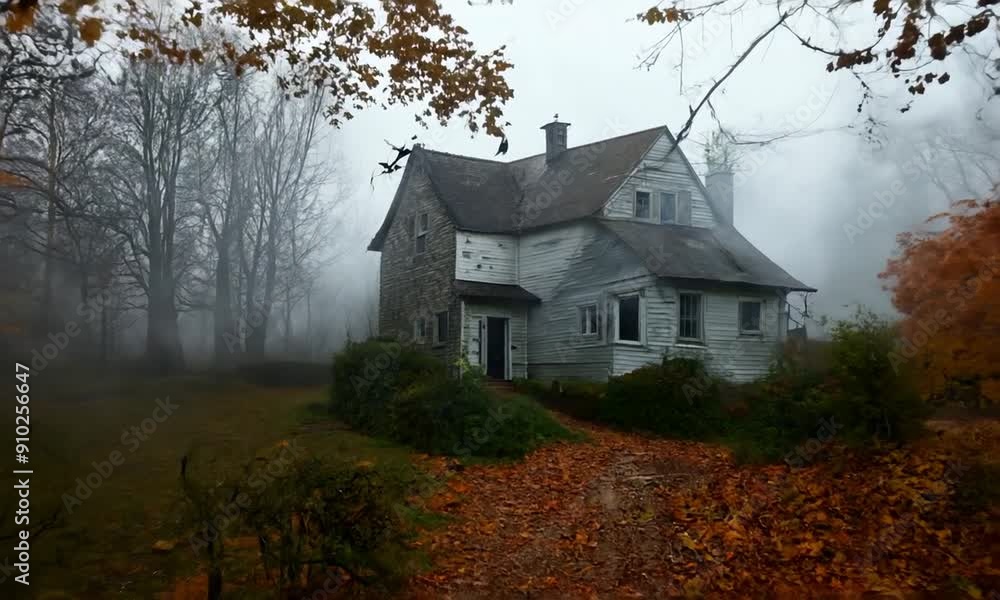 Mysterious House in the Fog Mysterious House in the Fog