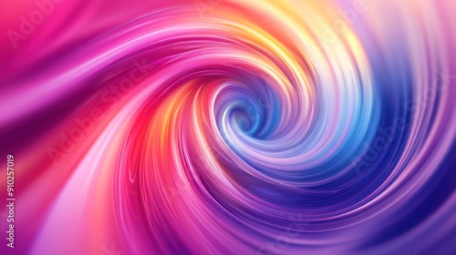 Abstract Swirl of Colors