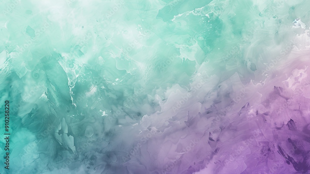 Tranquil Pastel Mint and Purple Gradient with Soft Texture for Background Design Tranquil Pastel Mint and Purple Gradient with Soft Texture for Background Design
