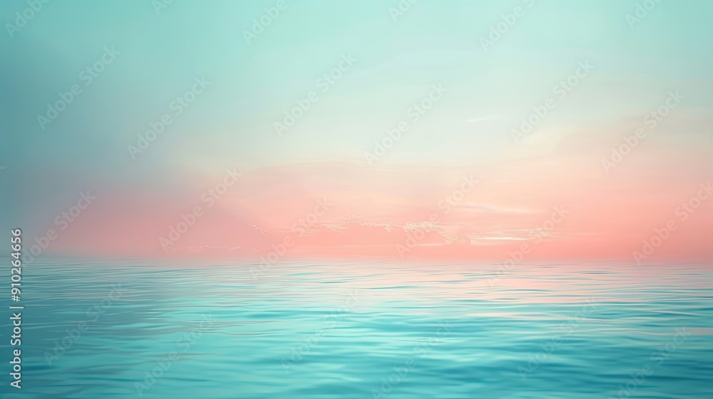 Serene Pastel Blue and Coral Gradient Wallpaper for a Calming Ambiance Serene Pastel Blue and Coral Gradient Wallpaper for a Calming Ambiance