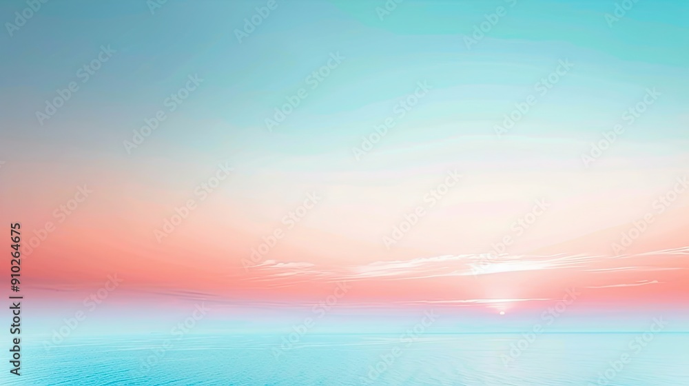 Serene Pastel Blue and Coral Gradient Wallpaper for Relaxation and Calmness Serene Pastel Blue and Coral Gradient Wallpaper for Relaxation and Calmness