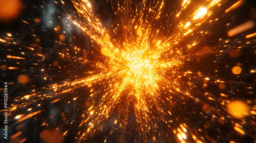 Abstract Cosmic Explosion Abstract Cosmic Explosion