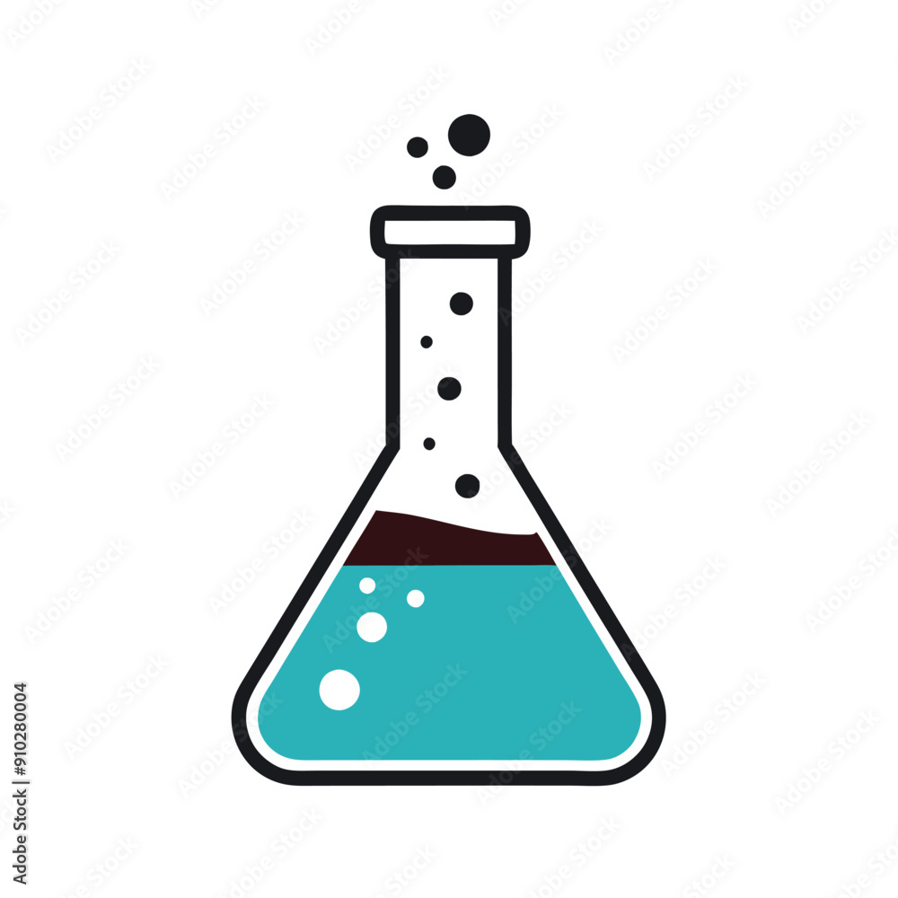 a Flask icon vector illustration a Flask icon vector illustration