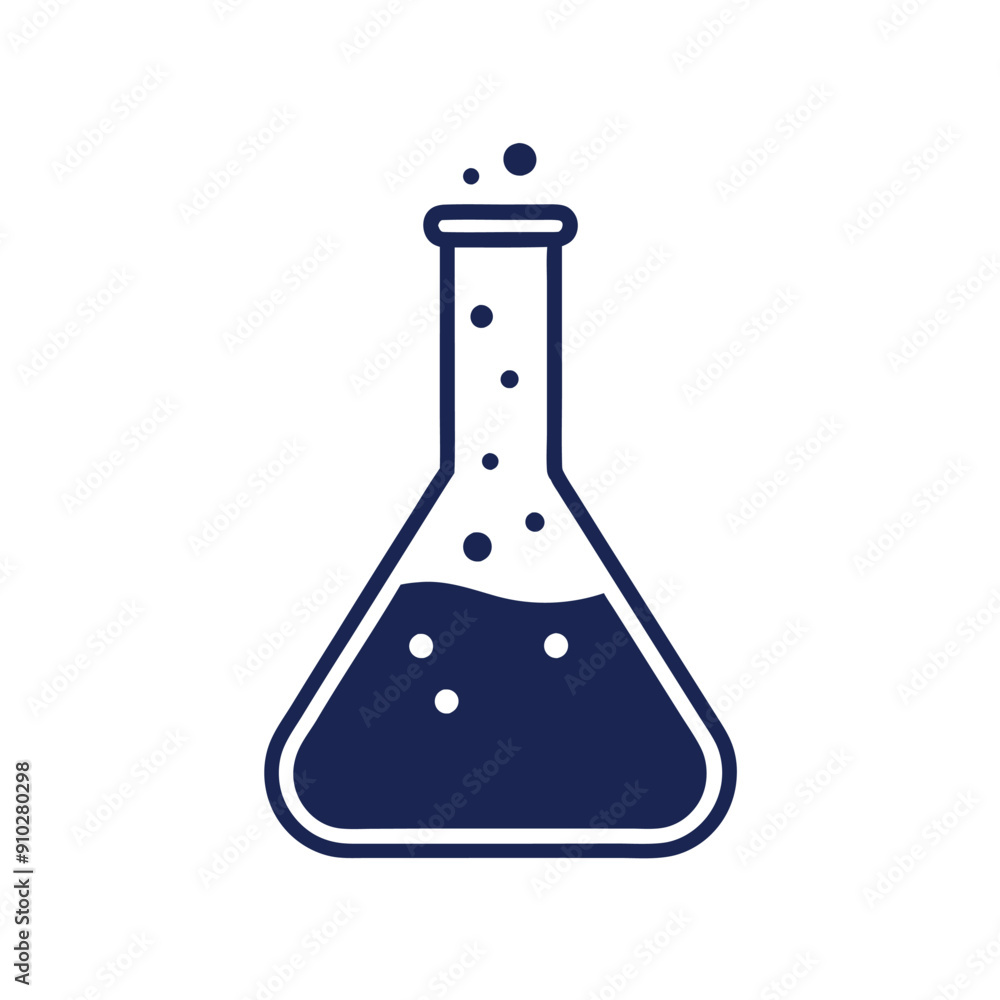 a Flask icon vector illustration a Flask icon vector illustration
