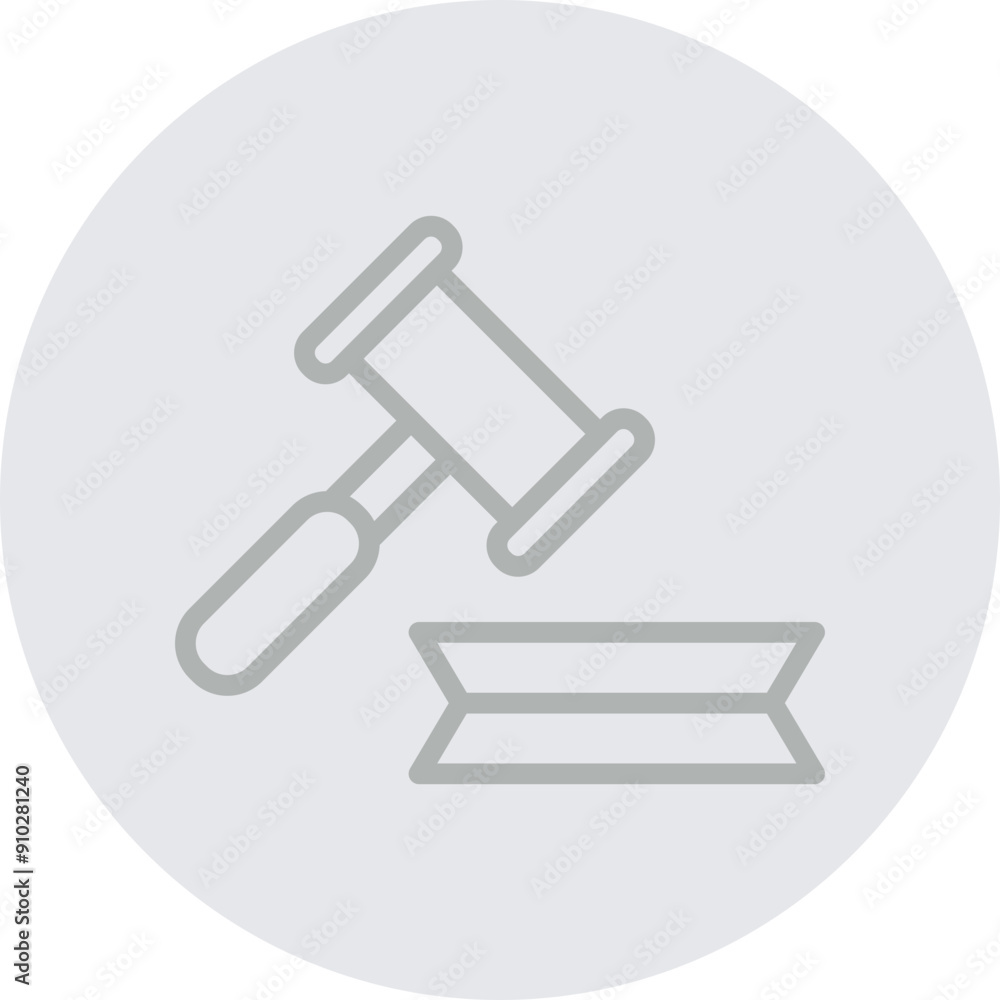 Law Vector Line Grey Circle Grey Law Vector Line Grey Circle Grey