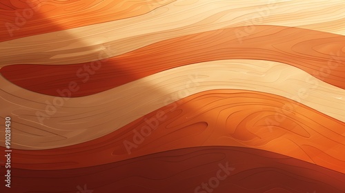 Abstract wavy pattern in orange and white with a smooth, flowing texture.