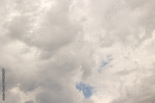 Clouds with blue sky in the background