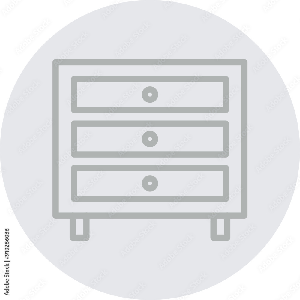 Cabinet Vector Line Grey Circle Grey Cabinet Vector Line Grey Circle Grey