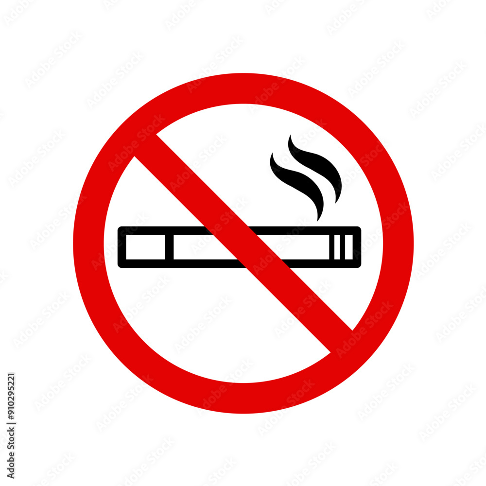 No smoking sign- vector illustration No smoking sign- vector illustration