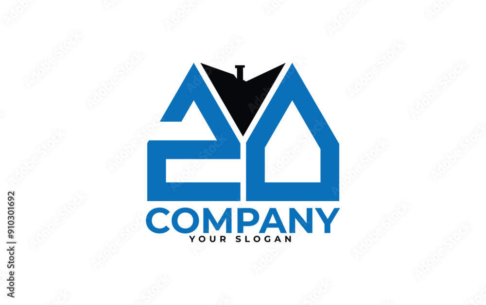 ZD letter creative real estate vector logo design. ZD letter creative real estate vector logo design.