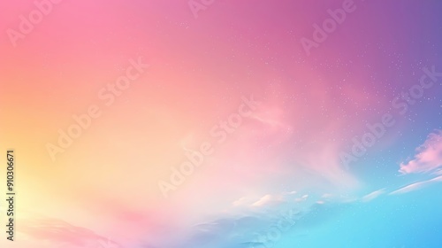 A beautiful gradient sky, blending soft pastel colors of pink and blue, perfect for backgrounds and creative projects.