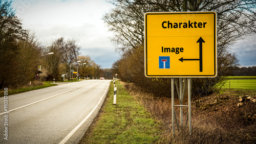 Signposts the direct way to Character versus Image