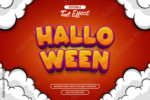 Halloween editable text effect