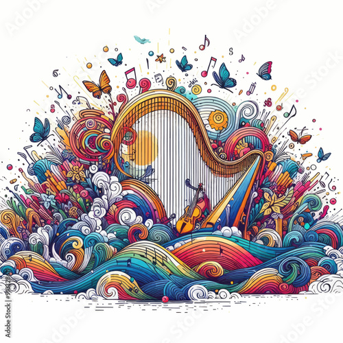 this vector about symphony of color 