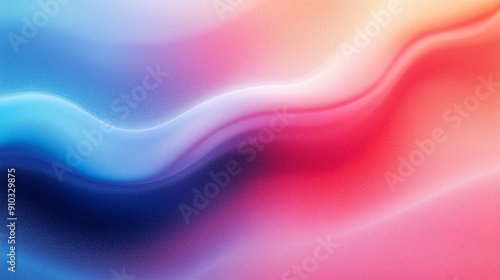 wavy abstract background with dark blue teal orange red pink and black colot with grainy texture. vibrant color retro style wallpaper photo