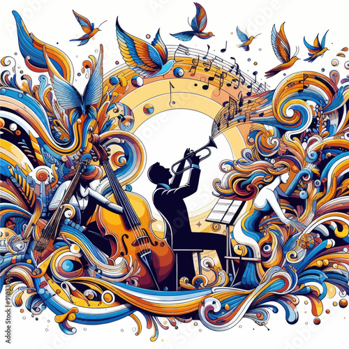 this vector about symphony of color 