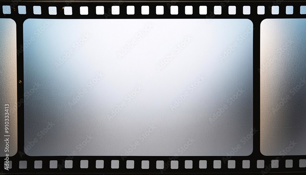 Obraz premium Analog Film Frame Photo Effect Mockup