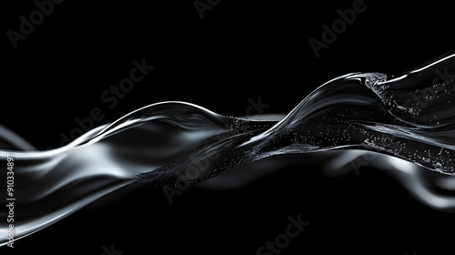 Black surface with reflections black water waves background simple spaces use us contemporary background graphic backdrop