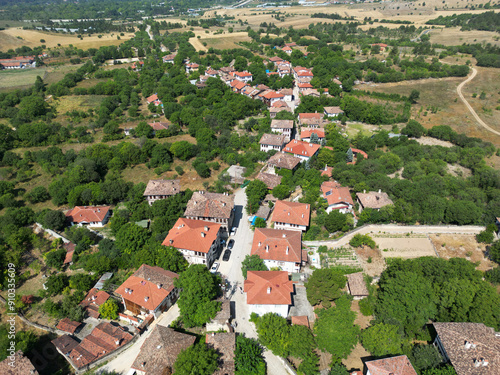 Yoruk Village, located in Safranbolu, Turkey, is famous for its Ottoman-era houses and streets. photo