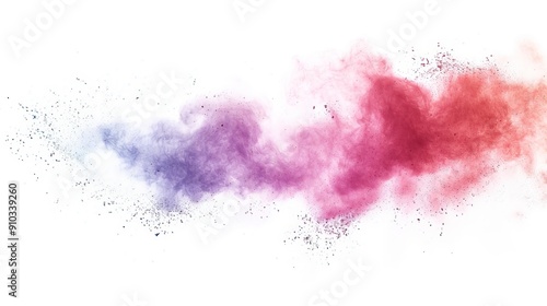 Abstract Powder Splatted Background