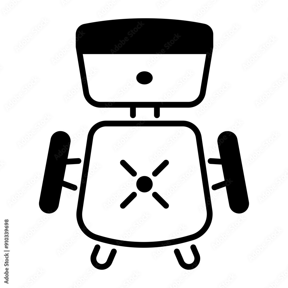 An outline icon of computer chair An outline icon of computer chair