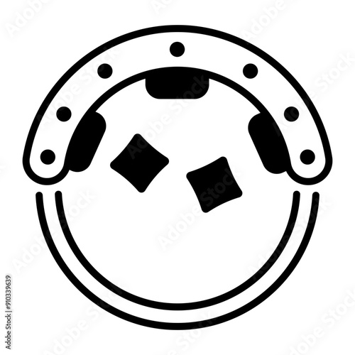 Daybed icon designed in line style  