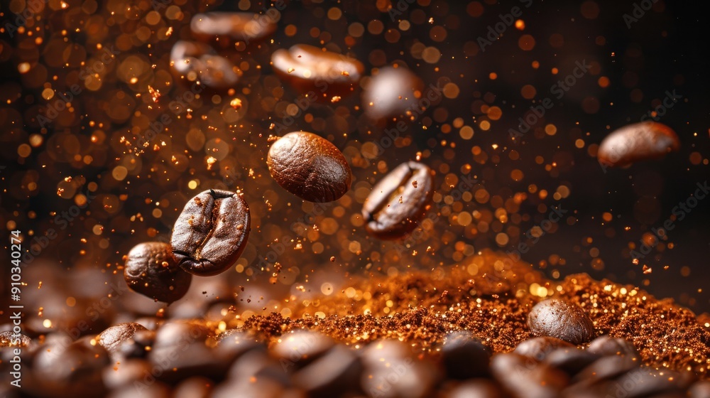 Coffee Beans in Flight: A Symphony of Aroma and Flavor Coffee Beans in Flight: A Symphony of Aroma and Flavor