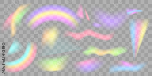 light flares, rainbow lights and flares