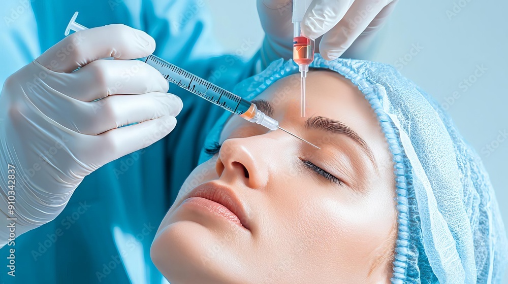 Patient undergoing genetic testing, healthcare professional collecting samples Patient undergoing genetic testing, healthcare professional collecting samples