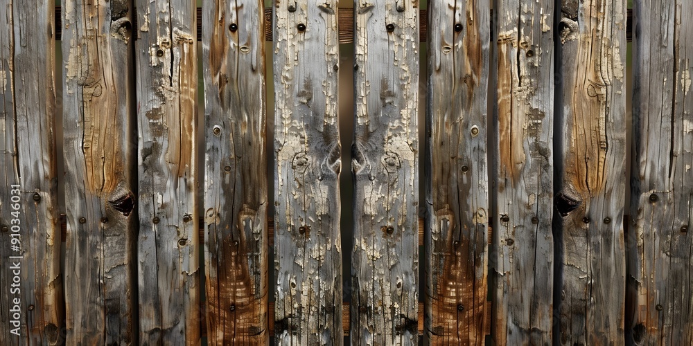 Charming Rustic Wooden Fence in Natural Setting Charming Rustic Wooden Fence in Natural Setting