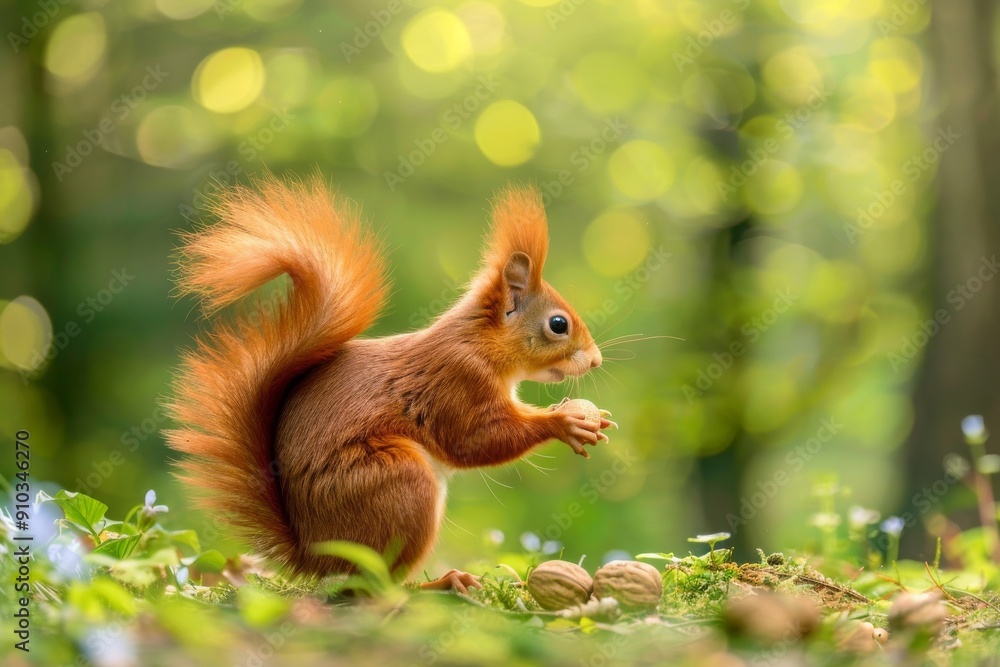 Eekhoorn - Squirrel. Beautiful simple AI generated image in 4K, unique. Eekhoorn - Squirrel. Beautiful simple AI generated image in 4K, unique.