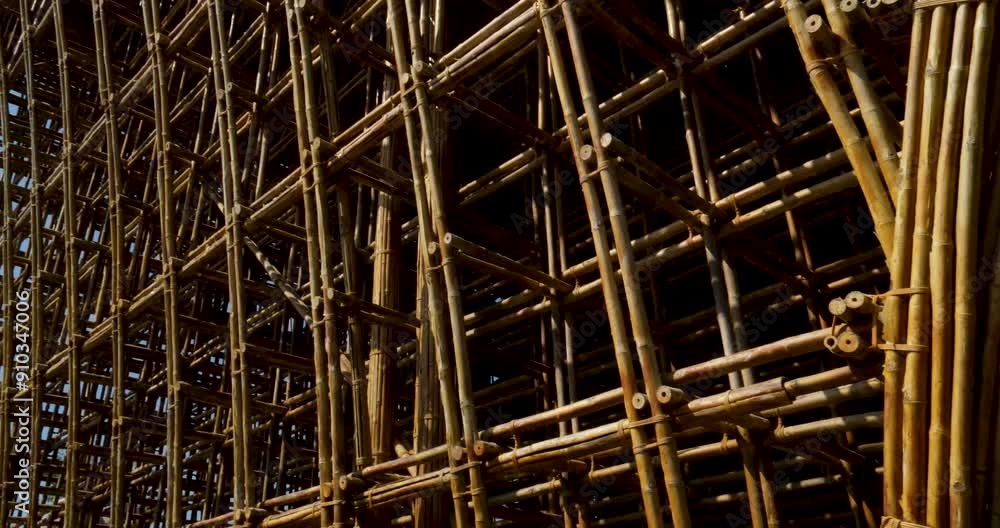 bamboo building Phu Quoc, Vietnam Beautiful morning at Grand World on Phu Quoc island, many colorful house bamboo building Phu Quoc, Vietnam Beautiful morning at Grand World on Phu Quoc island, many colorful house