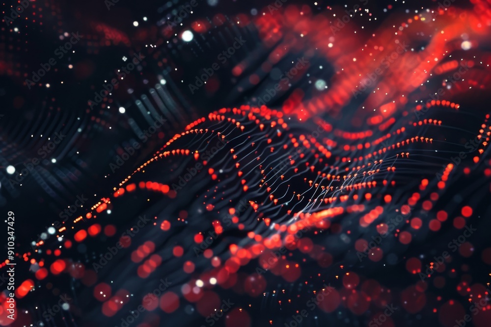 Algorithmic data visualization, AI generated Algorithmic data visualization, AI generated