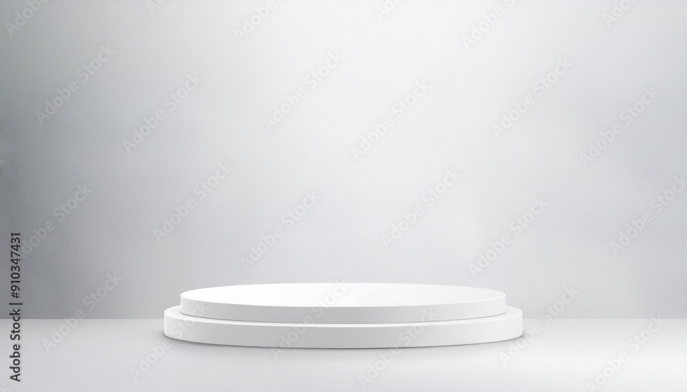 A sleek and minimalist white pedestal set against a soft, light grey background. The clean and simple design is ideal for showcasing products, awards, or for use in elegant presentations. A sleek and minimalist white pedestal set against a soft, light grey background. The clean and simple design is ideal for showcasing products, awards, or for use in elegant presentations.